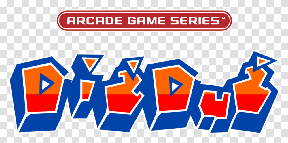 Arcade Game Series Dig Dug Steamgriddb Dig Dug Logo, First Aid, Label, Text, Graphics Transparent Png