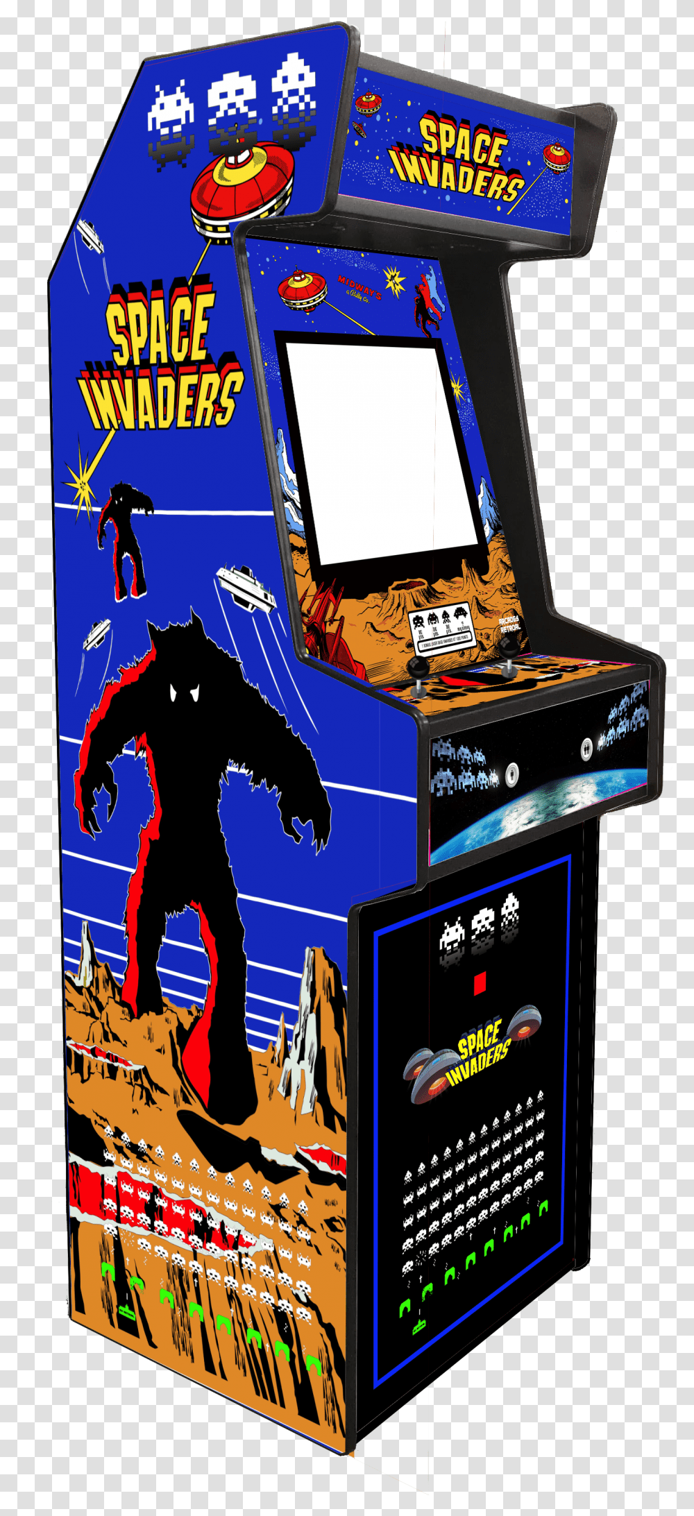 Arcade Retroone Edicin Space Invaders Space Invaders Arcade, Person, Human, Arcade Game Machine, Flyer Transparent Png
