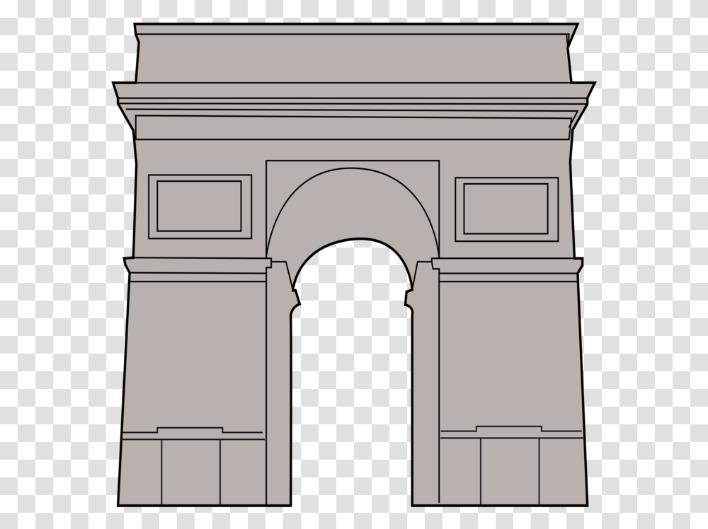 Arcademoldingcolumn Triumphal Arch, Architecture, Building, Arched, Pillar Transparent Png