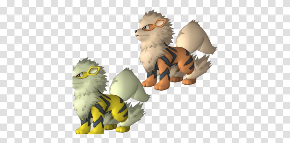 Arcanine Pokemon Character Free 3d Cartoon, Figurine, Toy, Mascot, Animal Transparent Png