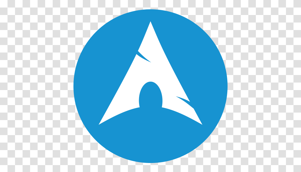 Arch Linux Archlinux Icon Arch Linux Logo, Symbol, Trademark, Triangle, Balloon Transparent Png