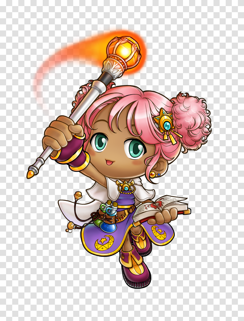 Arch Mage Fire Poison Maplestory Maplestory Fire Poison Mage, Toy, Comics, Book, Text Transparent Png
