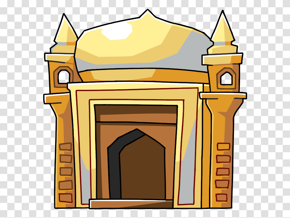 Arch Of Mosque Clipart Download Scribblenauts Places, Architecture, Building, Mailbox, Furniture Transparent Png
