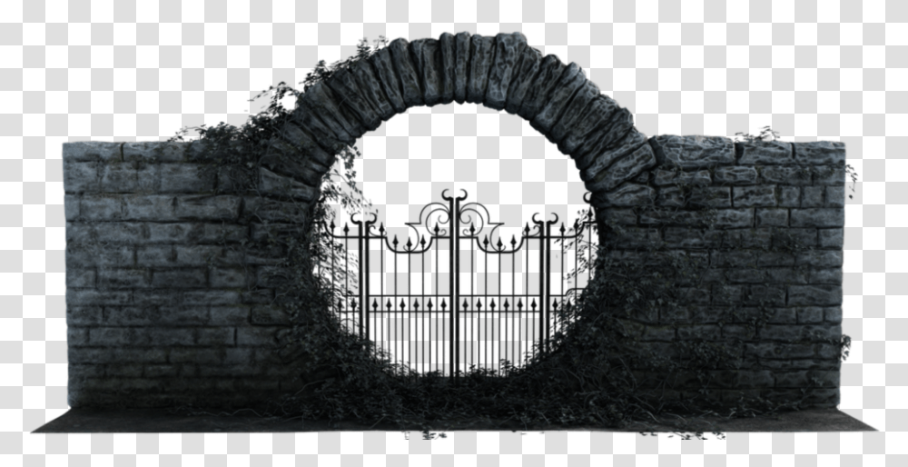 Arch Stone Gate, Architecture, Building, Dungeon, Arched Transparent Png