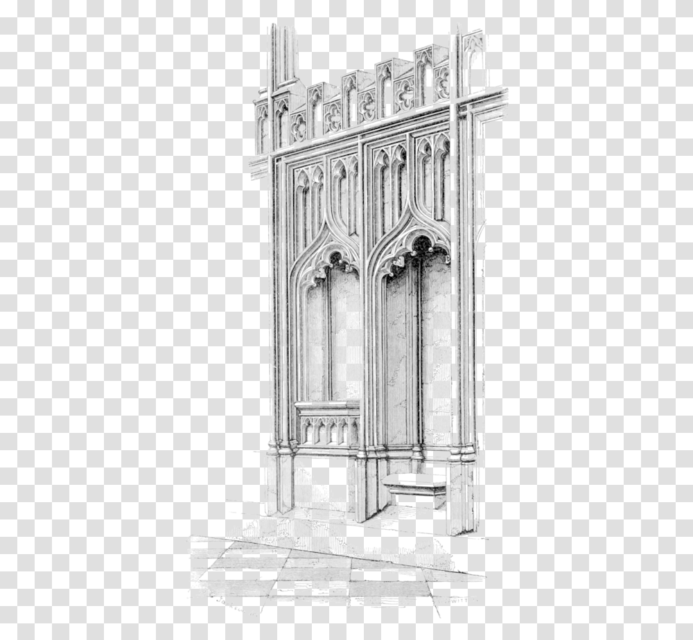 Archaeological Journal Volume 2 0133 Gothic Architecture, Building, Church, Cathedral, Pillar Transparent Png