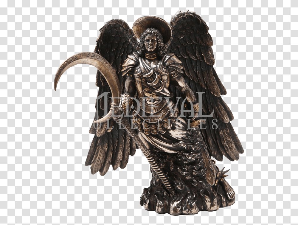 Archangel Gabriel Statue Statue Of Angel Gabriel, Art, Sculpture, Bird, Animal Transparent Png