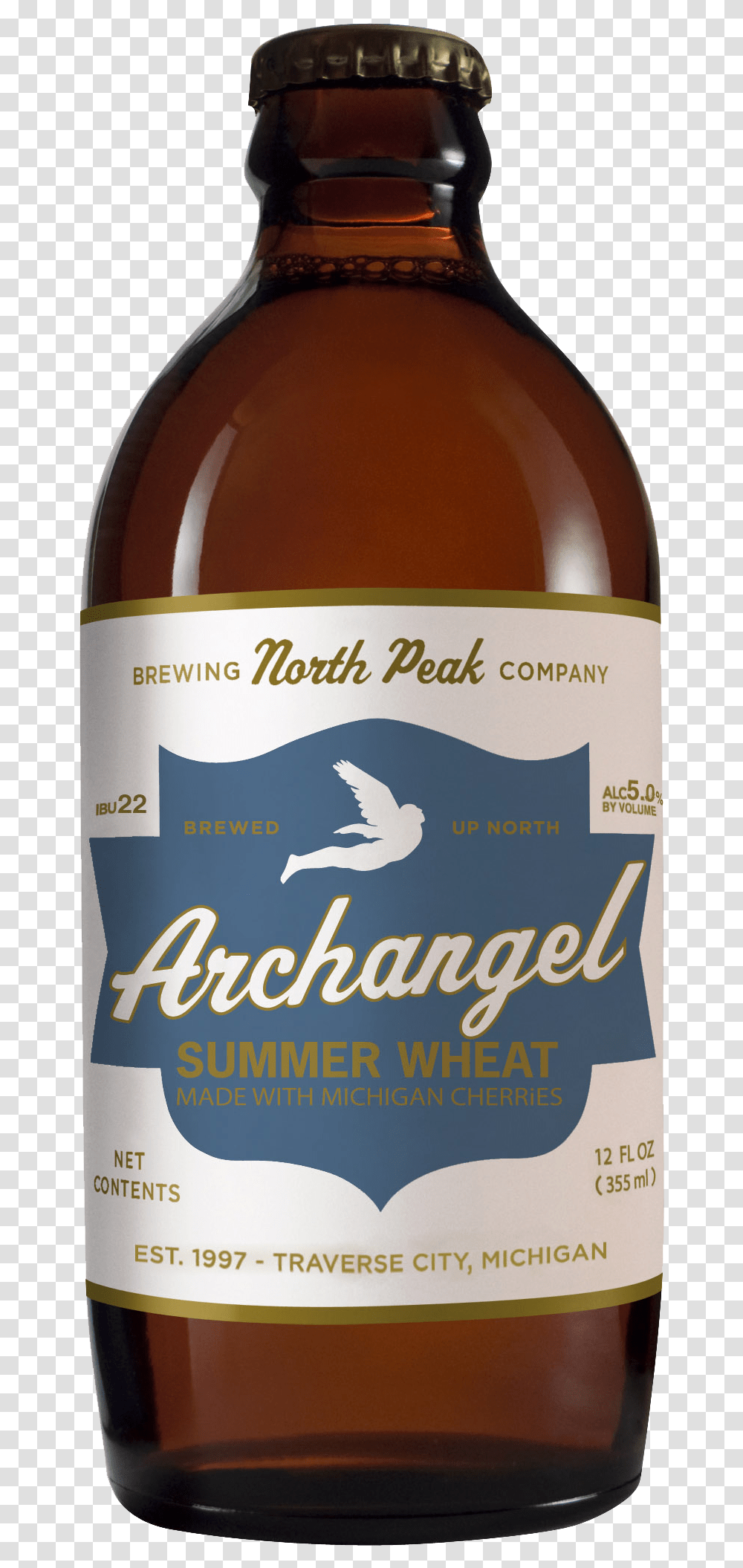 Archangel Summer Wheat North Peak Brewing Company, Beer, Alcohol, Beverage, Drink Transparent Png