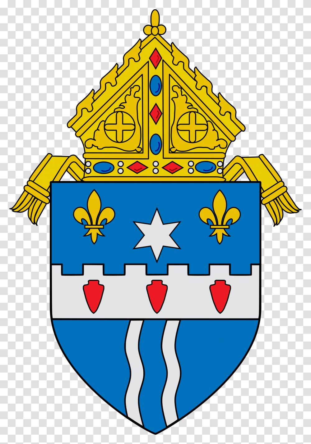 Archdiocese Of Newark Coat Of Arms, Star Symbol, Doodle, Drawing Transparent Png