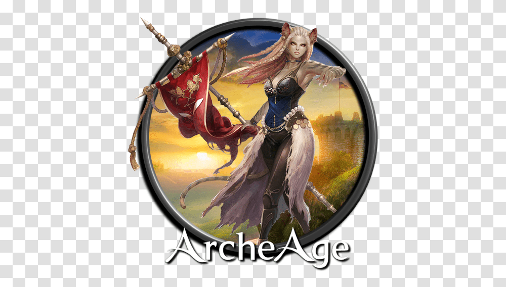 Archeage Unchained Stay Home Event Firran Concept Art, Person, Crowd, Costume, Bow Transparent Png