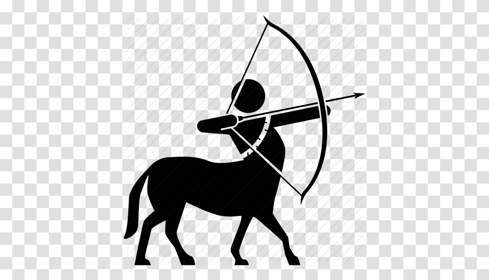 Archer Bow Centaur Greek Mythic Mythical Mythology Icon, Piano, Leisure Activities, Musical Instrument, Archery Transparent Png