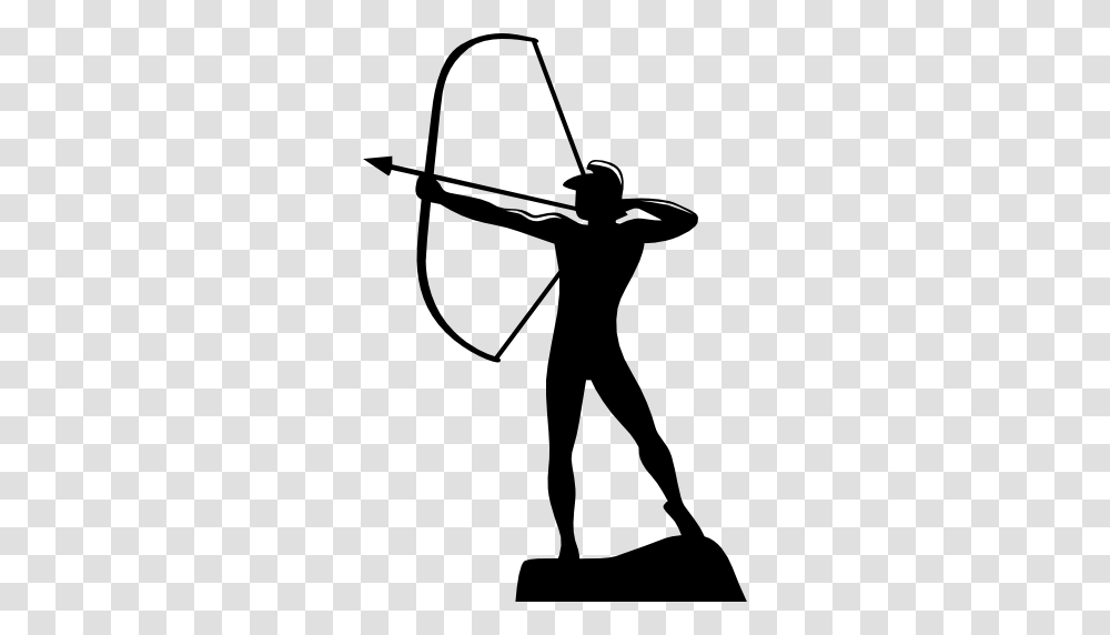 Archer In Dresden, Bow, Person, Human, Archery Transparent Png