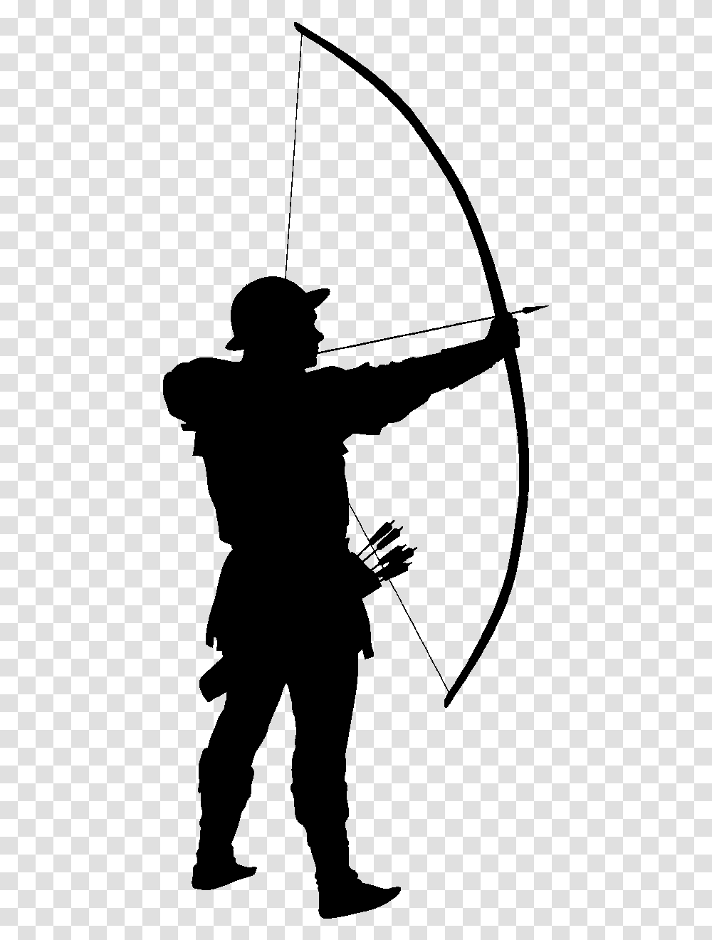 Archer Silhouette Silhouette Archery, Outer Space, Astronomy, Universe, Nature Transparent Png