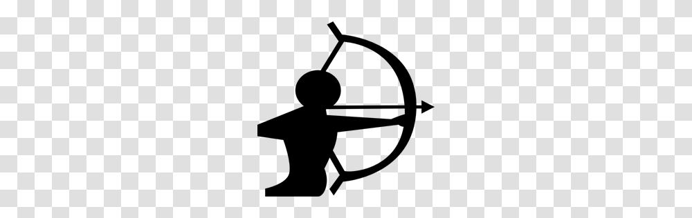 Archer Symbol Sagittarius Symbols Arch Zodiac Pack Sign, Gray, World Of Warcraft Transparent Png