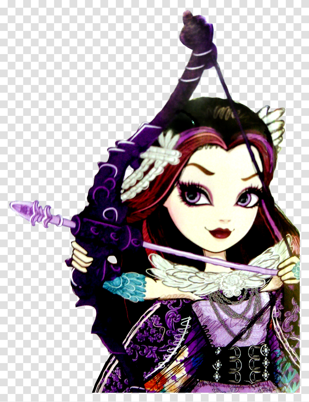 Archery Arrow Archery Competition Magic Arrow Ever Ever After High Raven Queen, Person, Art, Crowd, Clothing Transparent Png