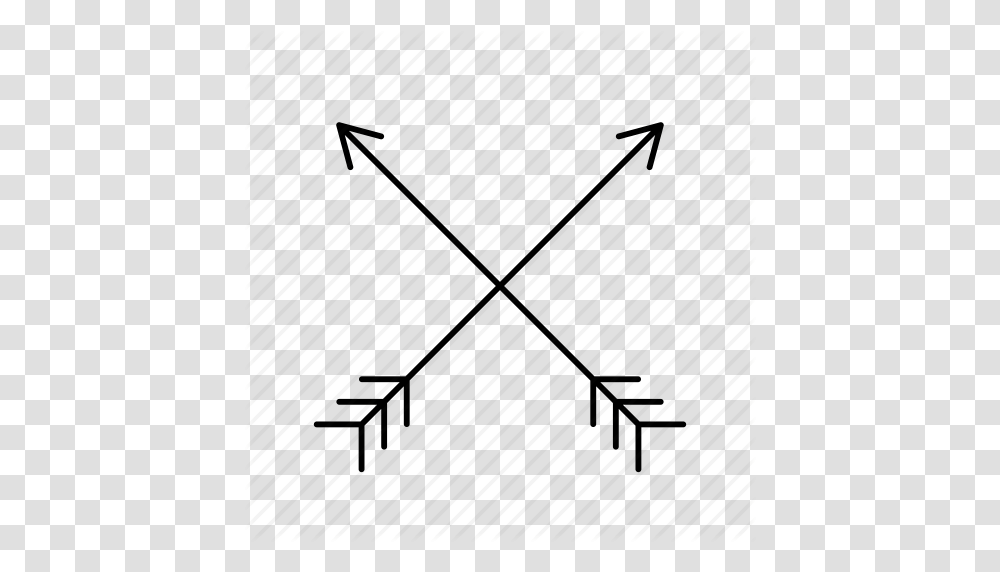 Archery Arrow Bow Couple Hipster Up Icon, Plot, Plan, Diagram Transparent Png