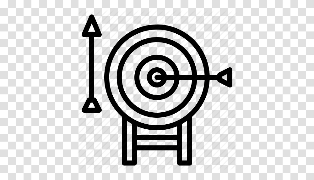 Archery Arrow Darts Target Icon, Shooting Range, Chair, Furniture, Sphere Transparent Png