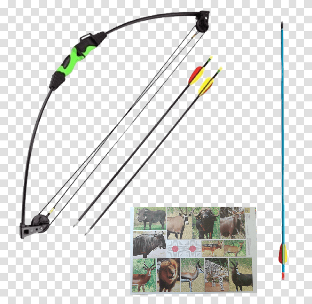 Archery Blades And Triggers Beautifully Designs Products Compound Bow, Arrow, Symbol, Cow, Cattle Transparent Png