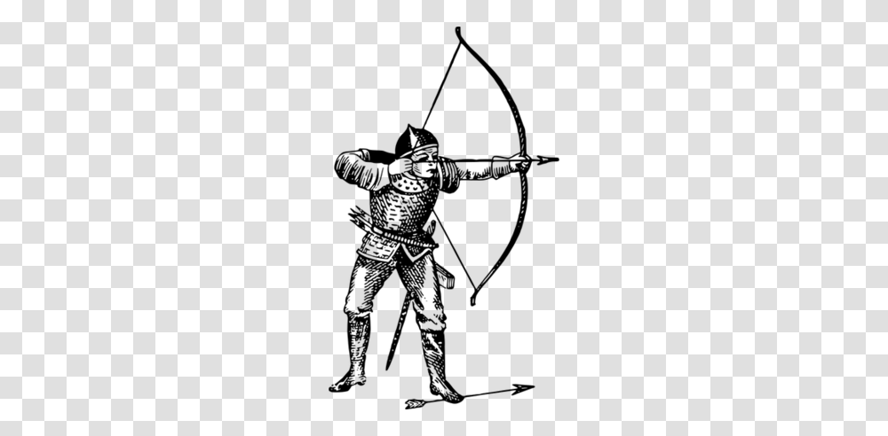 Archery Bow And Arrow Clipart, Gray, World Of Warcraft Transparent Png