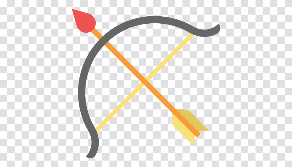 Archery Icon, Bow, Arrow, Weapon Transparent Png