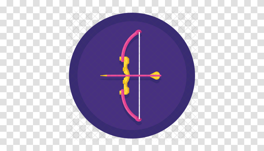 Archery Icon Bow, Sport, Sports, Analog Clock, Pillow Transparent Png