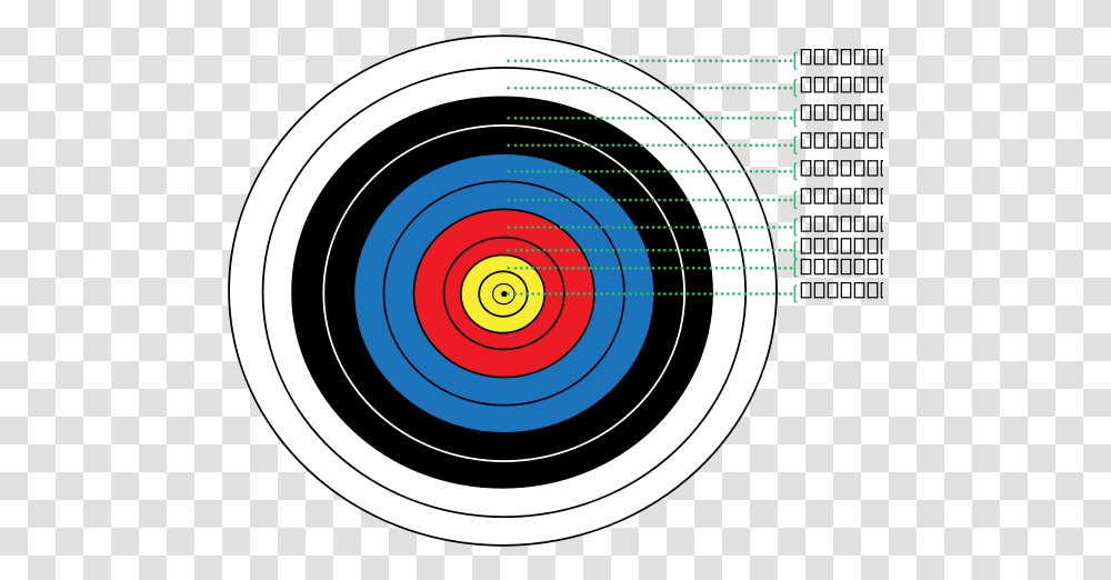 Archery Target Points Images Archery Target With Points Sport Bow Sports Shooting Range Transparent Png Pngset Com