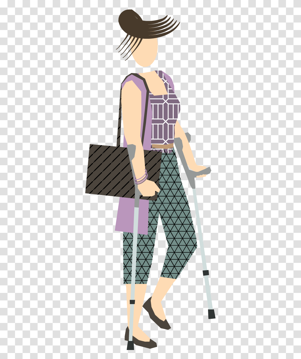 Archifunky Arch Art Silhouette Und People Walking Stick, Person, Hand, Clothing, Shorts Transparent Png