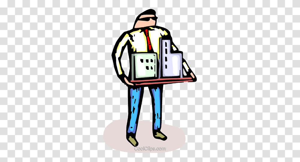 Architect Royalty Free Vector Clip Art Illustration, Cowbell Transparent Png