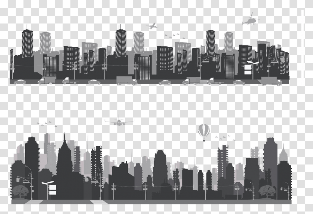 Architectural Engineering Skyline Building Silhouette Building Silhouette, Urban, City, Metropolis, Architecture Transparent Png