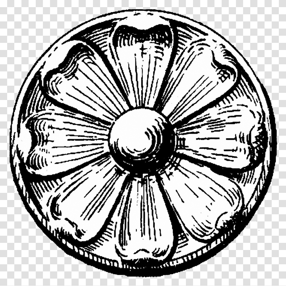 Architectural Flower Transparency Round Art Design, Armor, Shield, Honey Bee, Insect Transparent Png