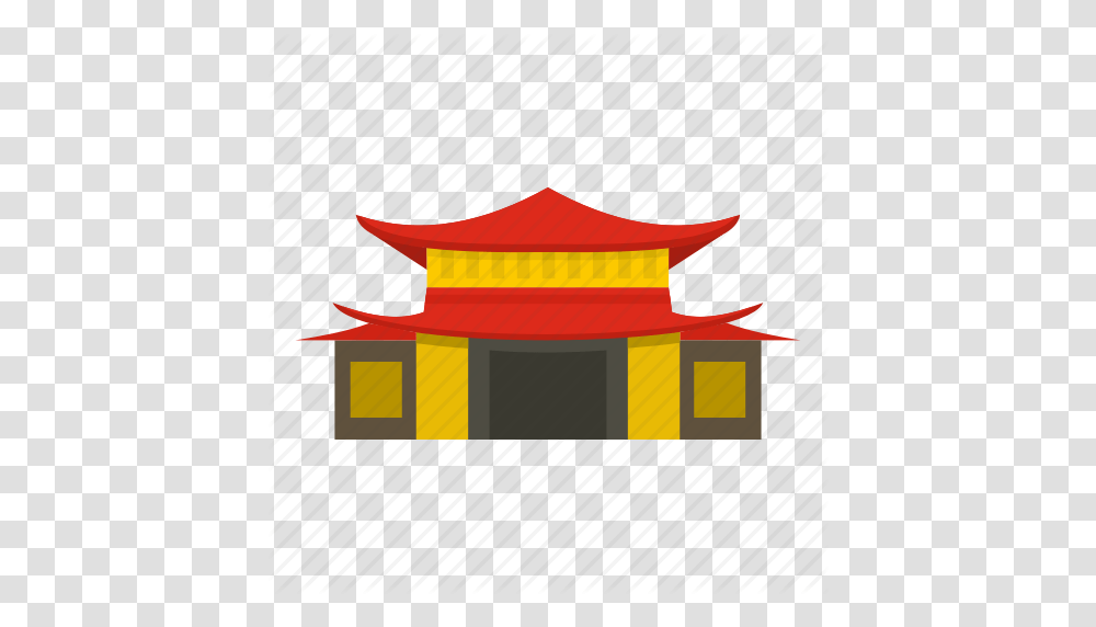 Architecture Asia Building China Chinese Culture Temple Icon, Pagoda, Shrine, Worship, Flag Transparent Png