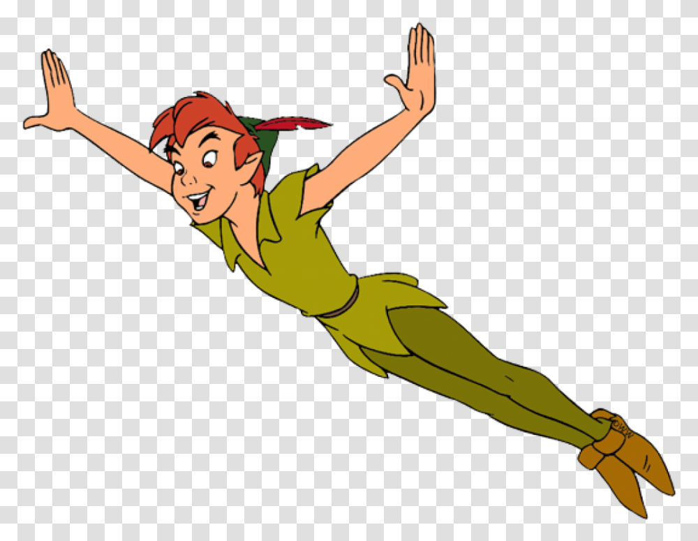 Architecture Attractive Peter Pan Clip Art Tinker Bell Disney Peter Pan Flying, Person, Leisure Activities, People, Dance Pose Transparent Png