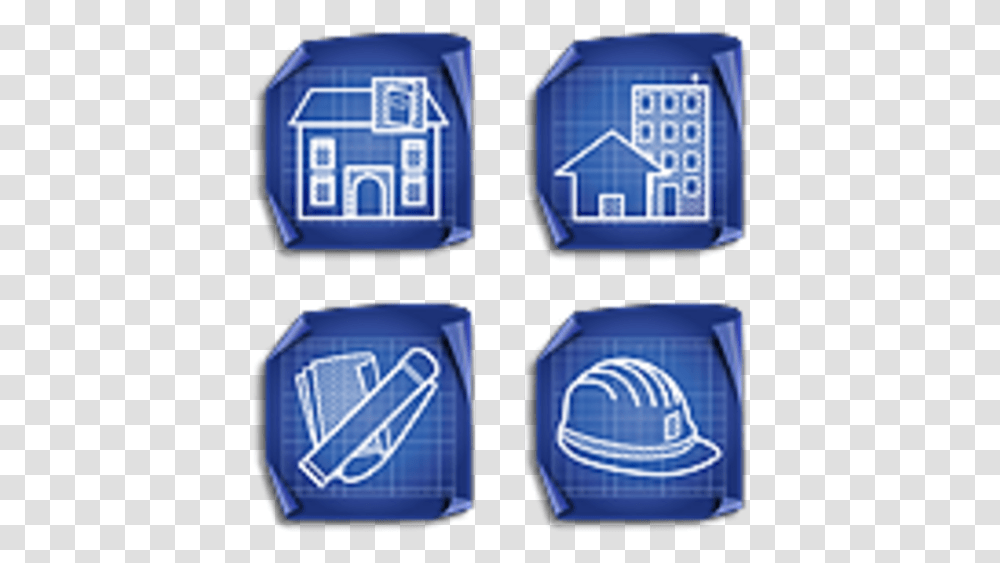 Architecture Blueprint Icon, Furniture, Word, Pac Man Transparent Png
