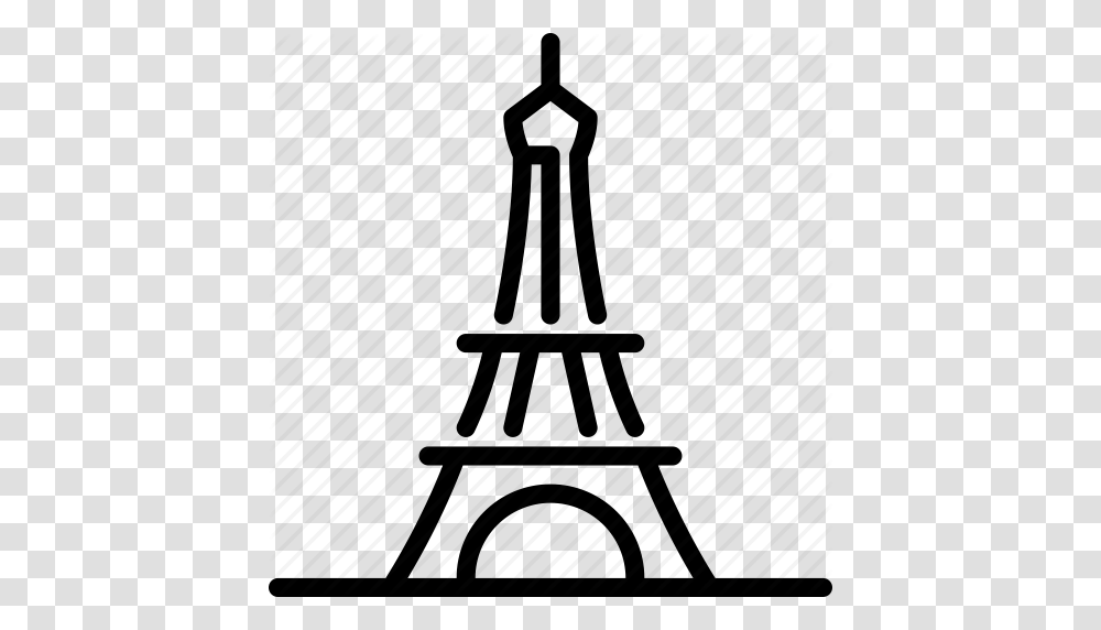 Architecture Building Eiffel Tower France Monument Paris, Lighting, Outdoors, Silhouette, Nature Transparent Png