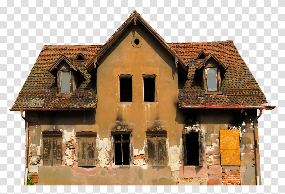 Architecture Building Home Free Picture Old House, Roof, Tile Roof, Window, Brick Transparent Png