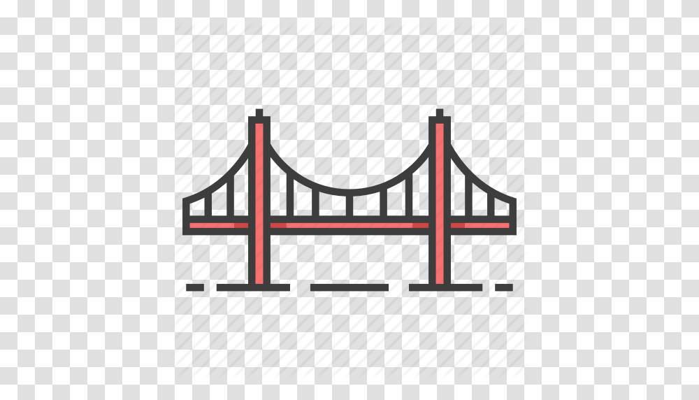 Architecture California Famous Golden Gate Bridge Historical, Building, Suspension Bridge, Poster, Advertisement Transparent Png