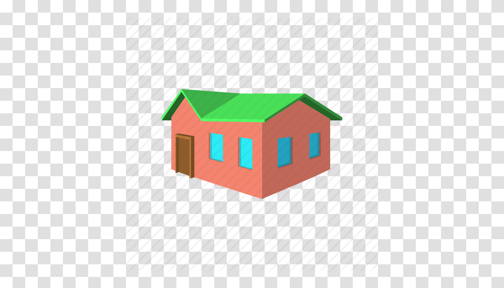 Architecture Cartoon Estate Home House Red Residential Icon, Housing, Building, Toy, Cottage Transparent Png