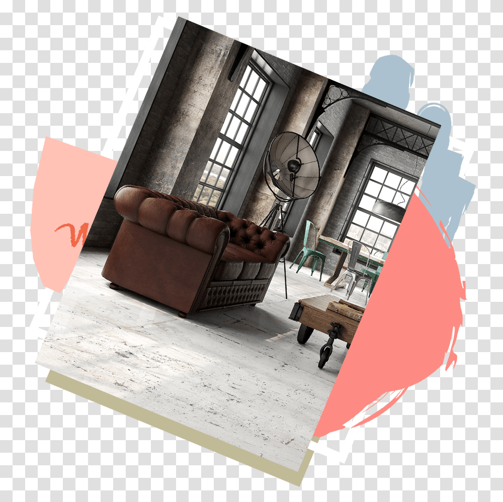 Architecture, Furniture, Couch, Housing, Building Transparent Png