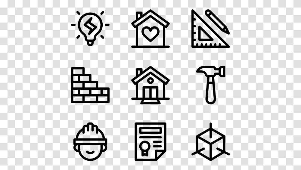Architecture Print Icons, Gray, World Of Warcraft Transparent Png