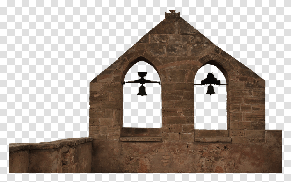 Architecture Ruin Building Leave Facade Bells Capdepera Castle, Arched, Brick, Door, Wall Transparent Png