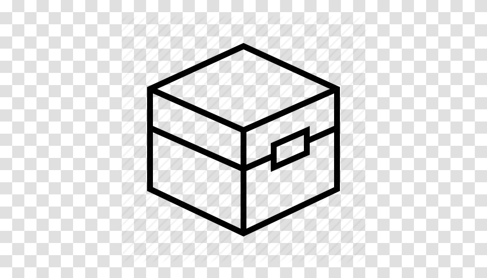 Archive Bin Box Carton Chest Minecraft Stock Icon, Furniture, Rubix Cube, Plan, Plot Transparent Png