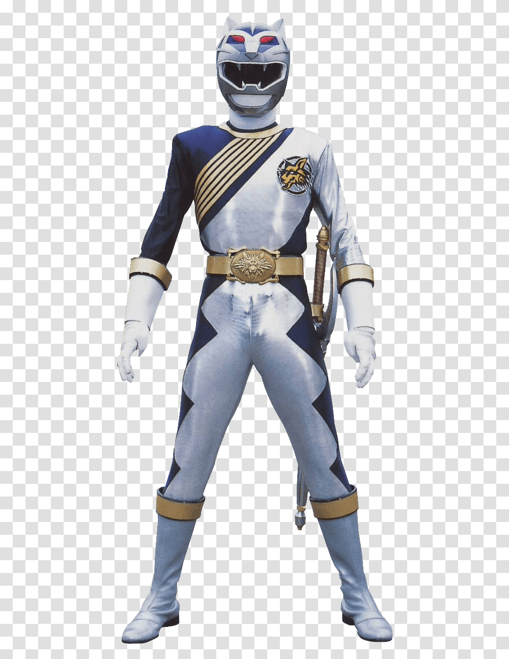 Archived Power Rangers Wild Force Silver, Costume, Person, Helmet Transparent Png