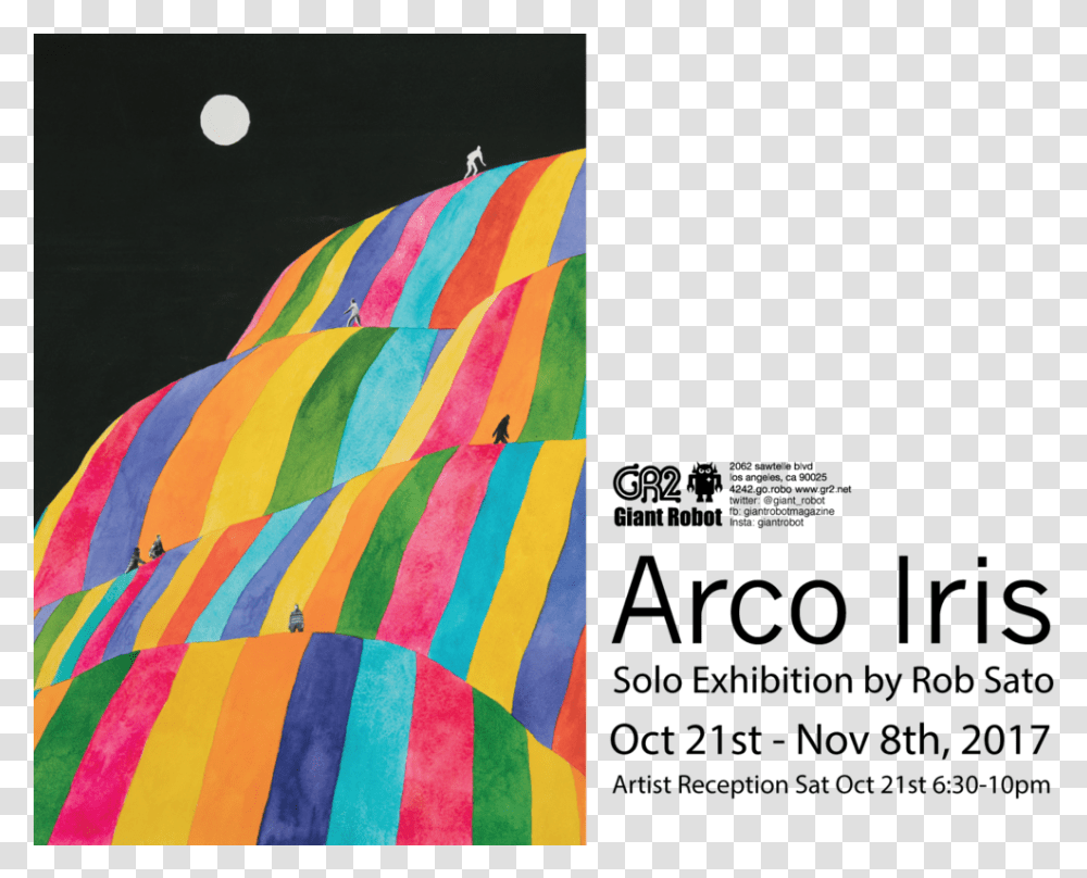 Arco Iris Solo Exhibition By Rob Sato Reception Oct Visitor, Vehicle, Transportation, Hot Air Balloon, Aircraft Transparent Png