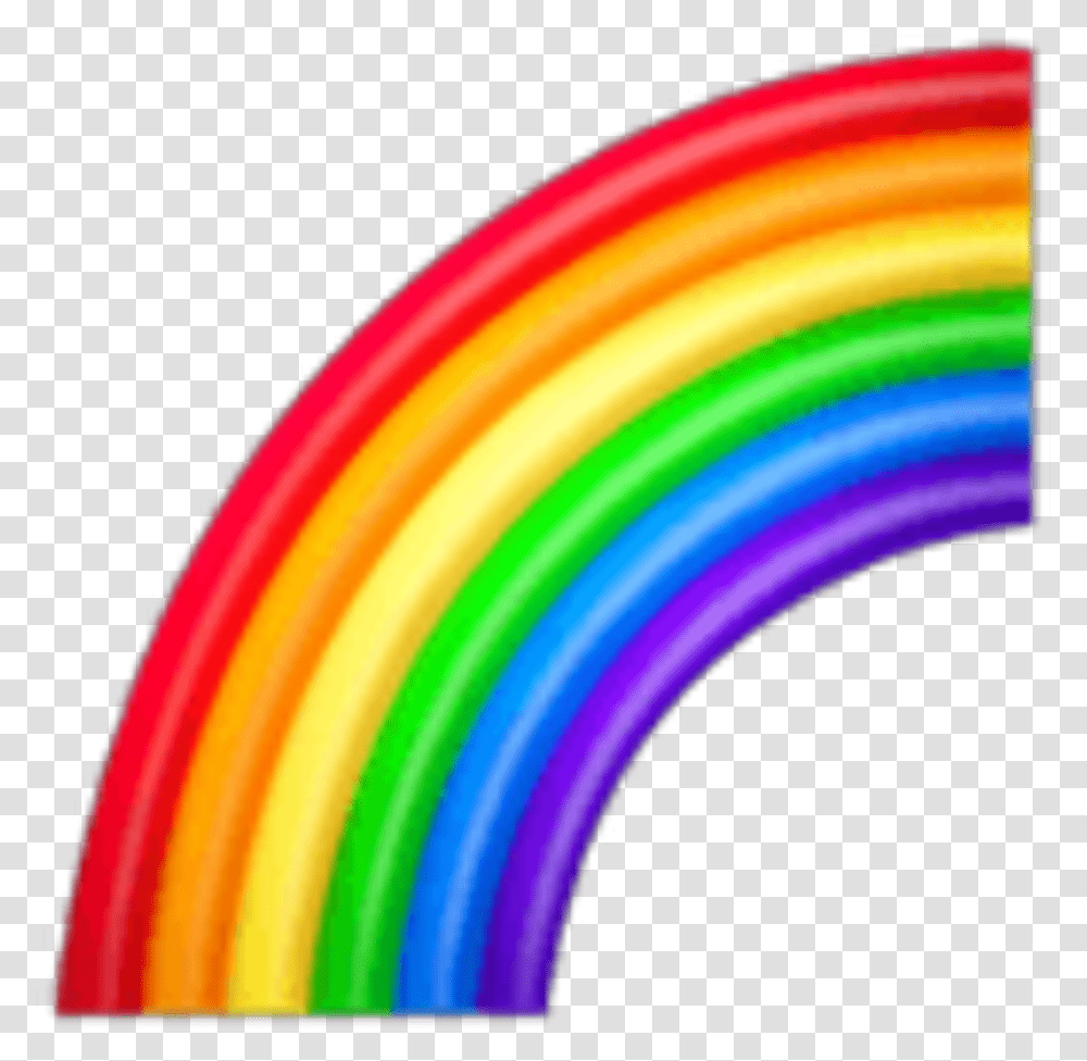 Arcoiris Reinbow Emoji Emojis Emojisrickers Iphone Rainbow Emoji, Light, Neon, Moss Transparent Png