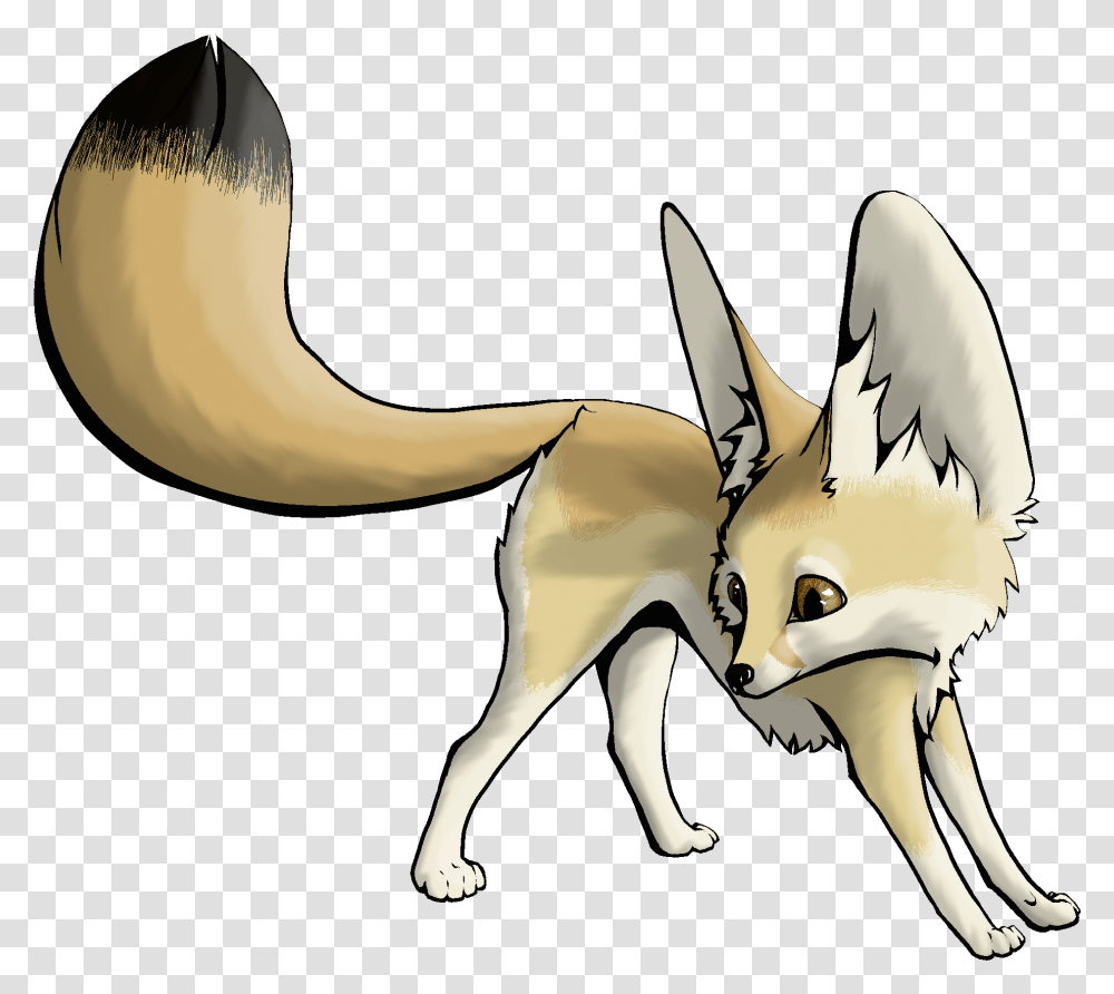Arctic Fox Clipart Desert Fox Draw A Fennec Fox, Mammal, Animal, Kangaroo, Wallaby Transparent Png