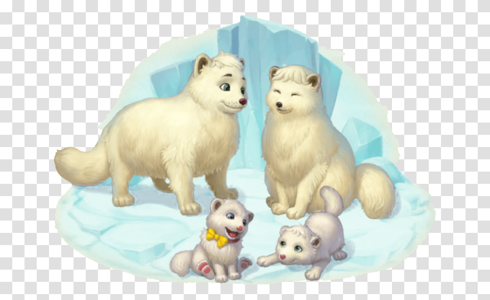 Arctic Fox Family Bear, Mammal, Animal, Wildlife, Dog Transparent Png