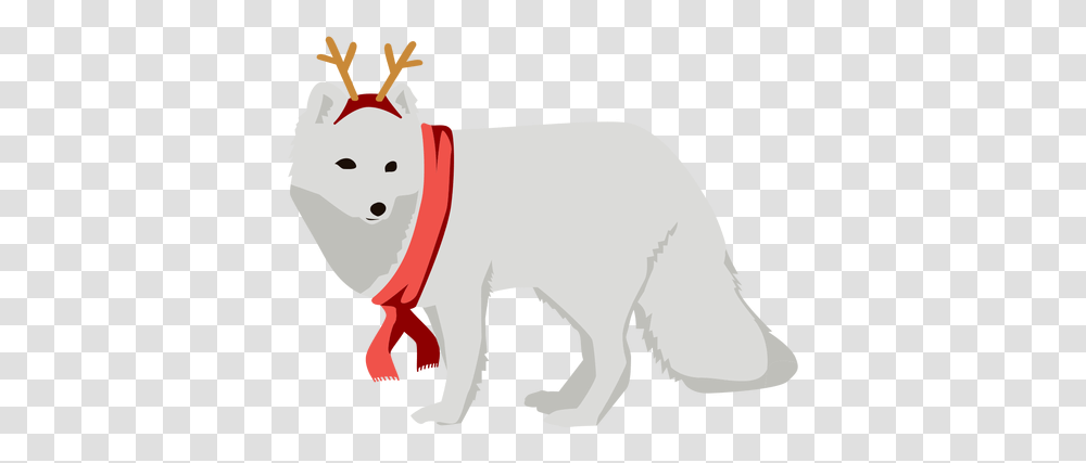 Arctic Fox Polar Flat Xmas Animal Figure, Canine, Mammal, Dog, Pet Transparent Png