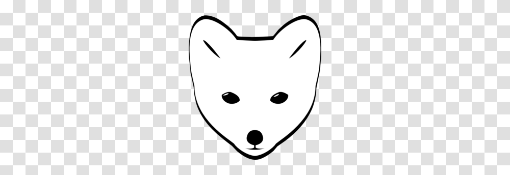 Arctic Fox Sitting Clipart, Stencil, Mammal, Animal, Doodle Transparent Png