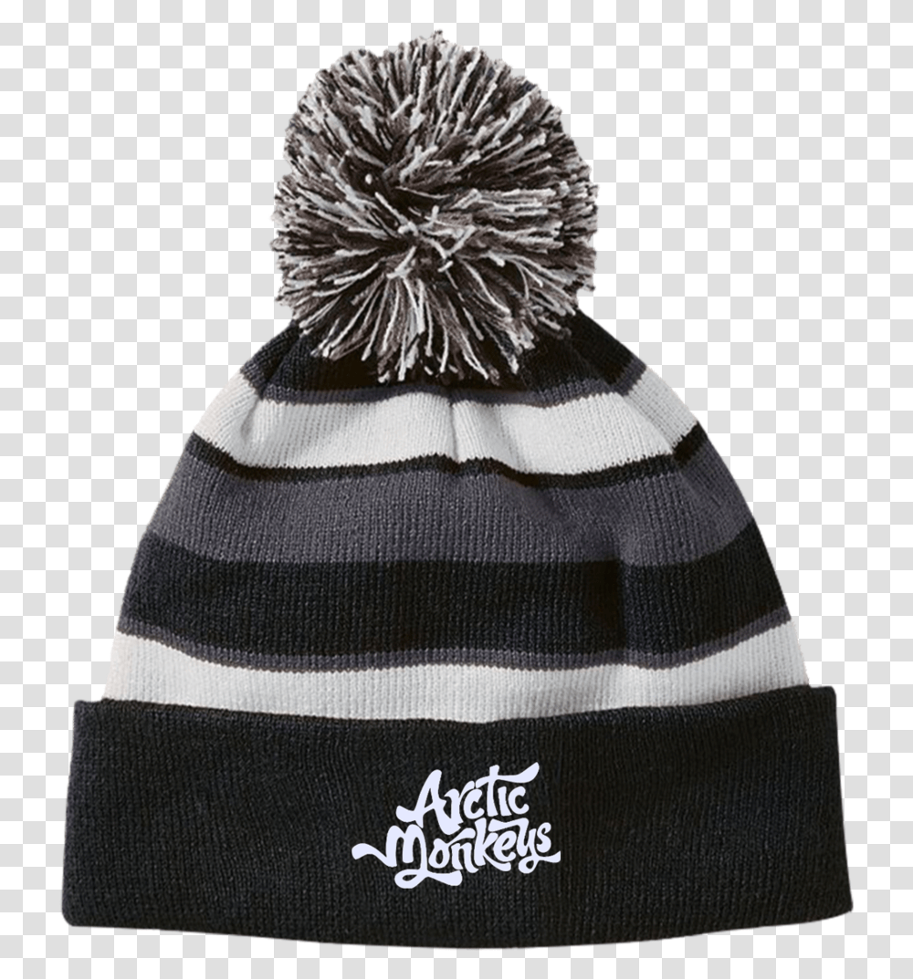 Arctic Monkeys Holloway Striped Beanie With Beanie, Apparel, Cap, Hat Transparent Png