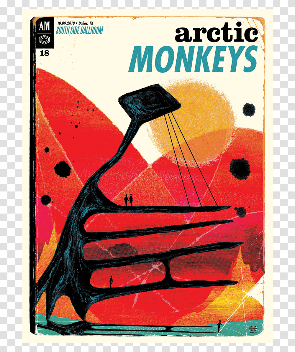 Arctic Monkeys Gig Poster, Advertisement, Modern Art, Flyer, Paper Transparent Png