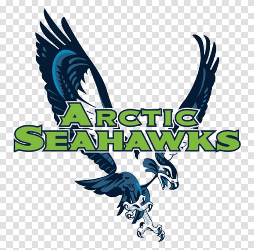 Arctic Seahawks - Alaska Football League Seattle Seahawks Hawk, Person, Human, Logo, Symbol Transparent Png